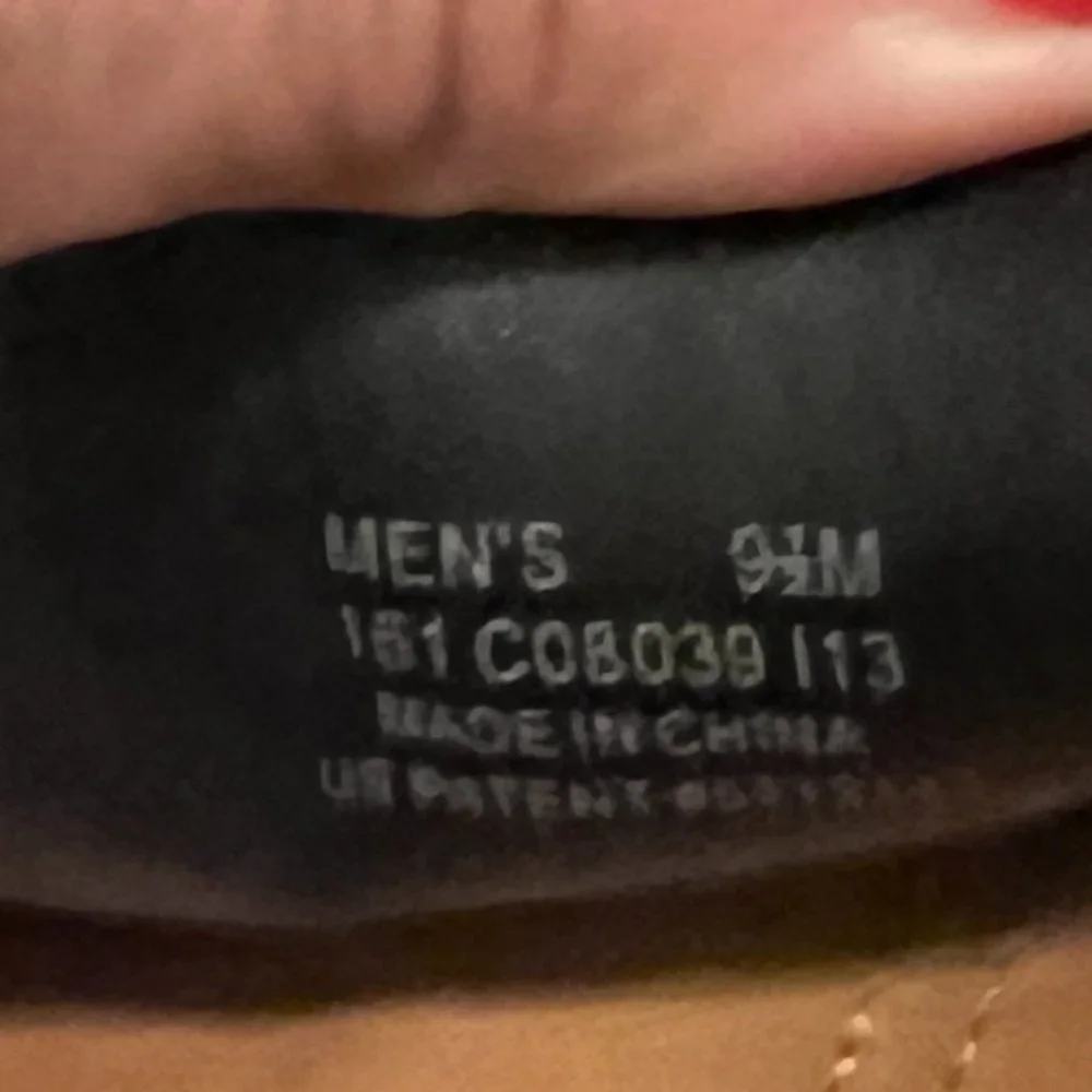 Cole Haan size 9.5 mens slip on black leather shoes